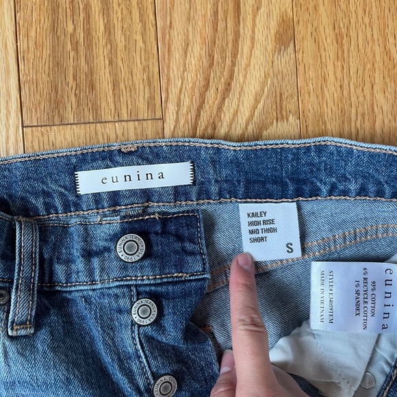 Midi Jean Shorts - Picture 2 of 3